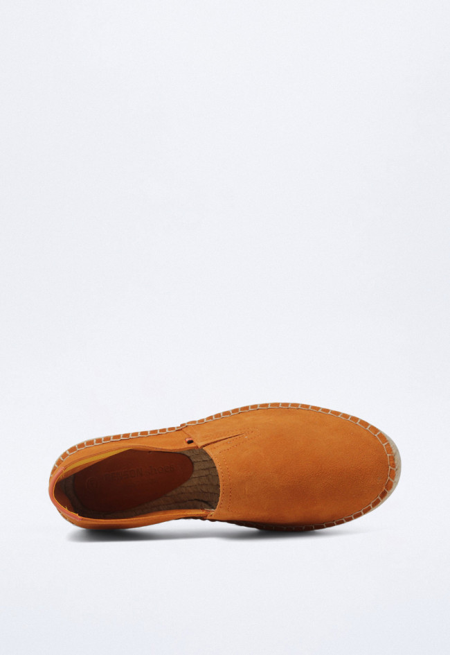 Alpargata de hombre naranja Benson 82545