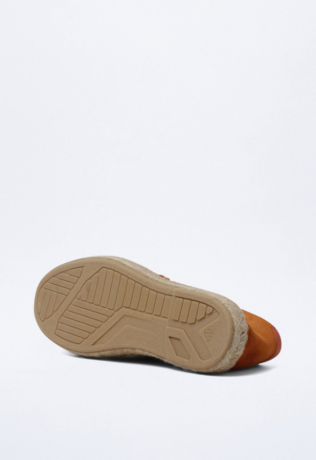 Alpargata de hombre naranja Benson 82545