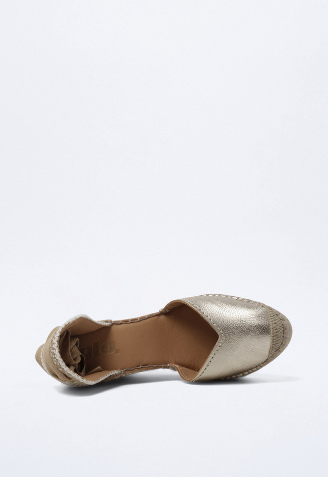 Alpargata de mujer platino Glo d405509
