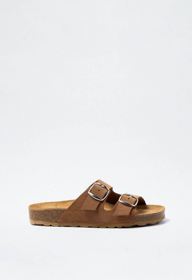 Sandalia con hebillas de mujer cuero VAS mabul 700