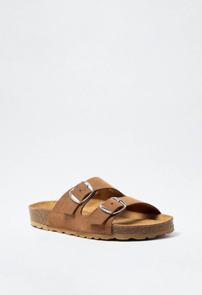 Sandalia con hebillas de mujer cuero VAS mabul 700