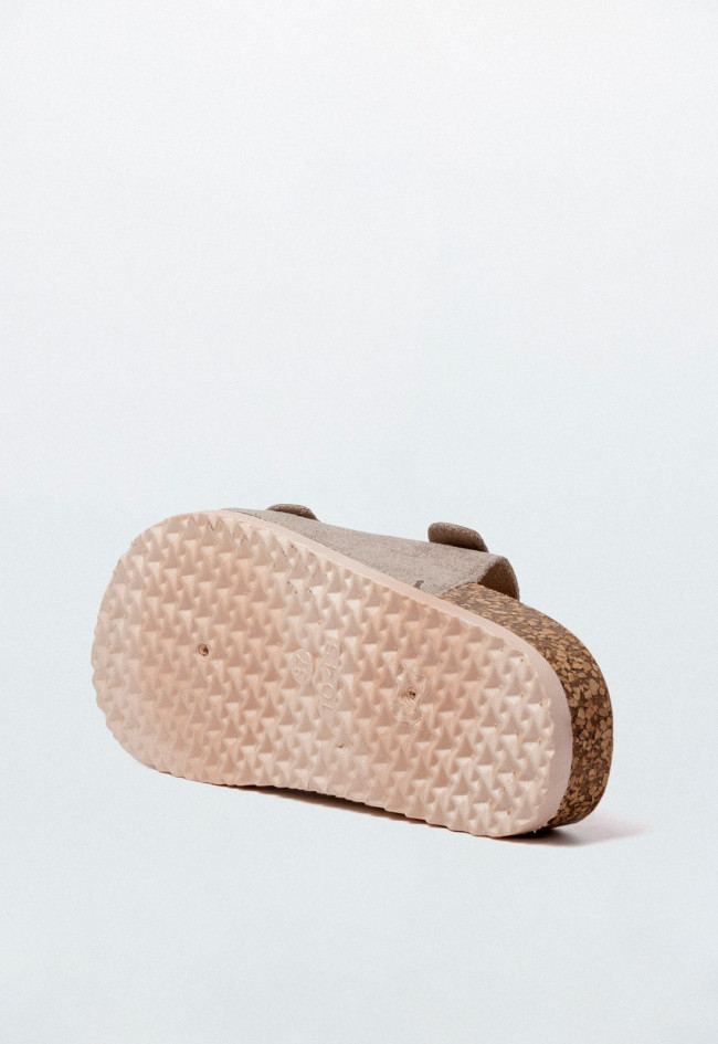 Sandalia bio de mujer beige Why Pink? 27-377