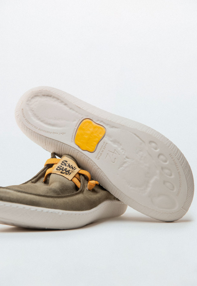 Zapatillas de hombre kaki Sunni Sabbi kunashiri 002