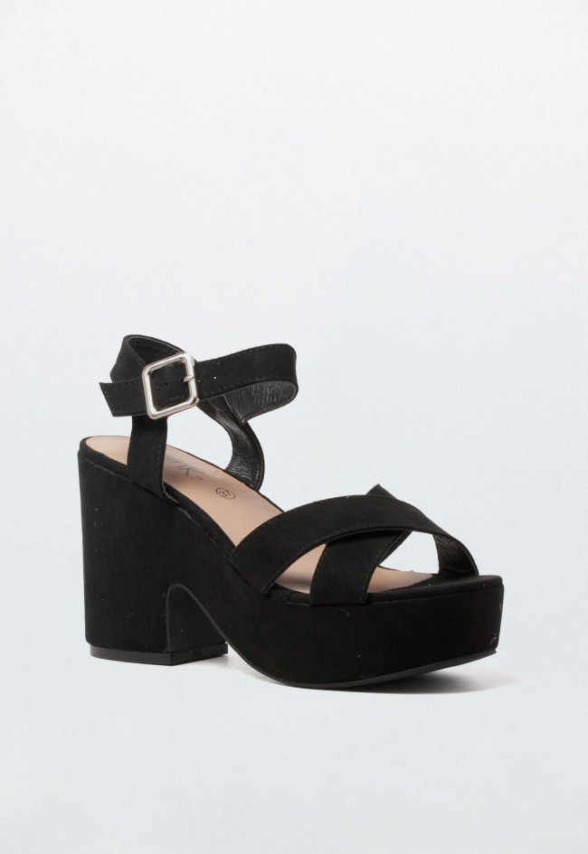 Sandalia de mujer negro VAS 17-221