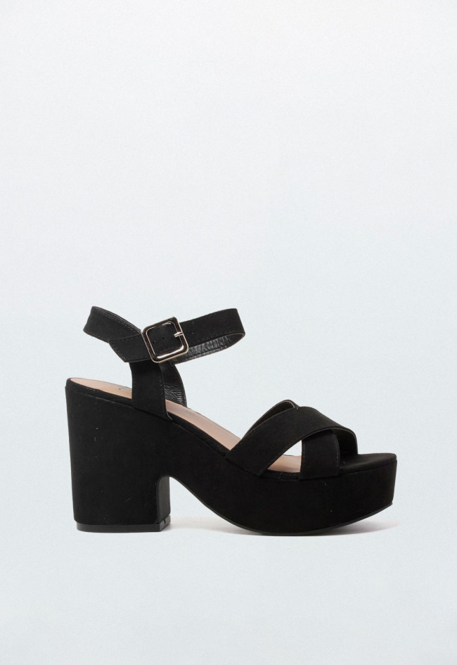 Sandalia de mujer negro VAS 17-221