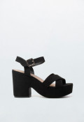 Sandalia de mujer negro VAS 17-221