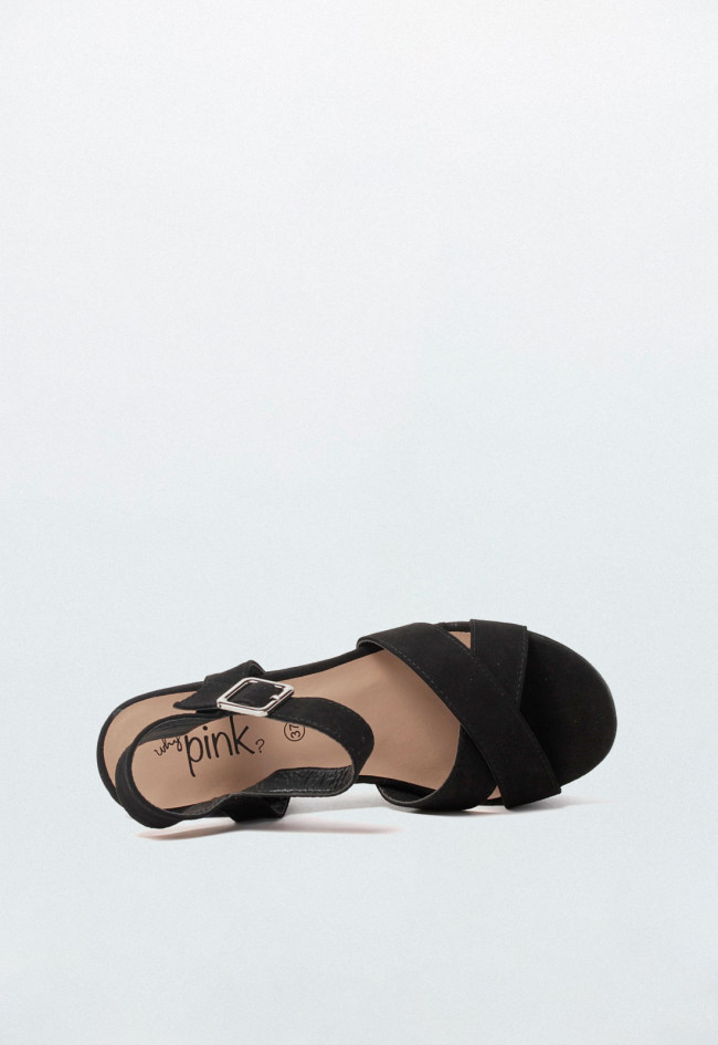 Sandalia de mujer negro VAS 17-221