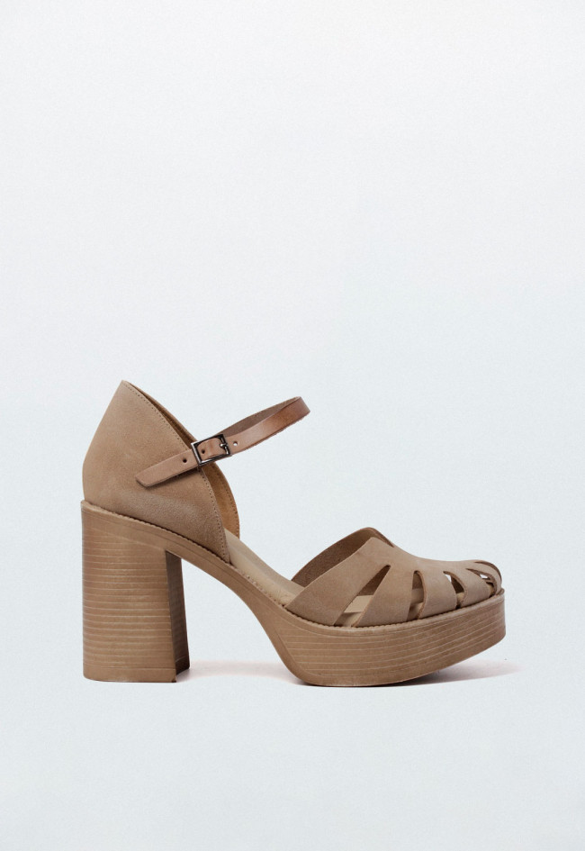 Sandalia de mujer cuero Porronet 2387