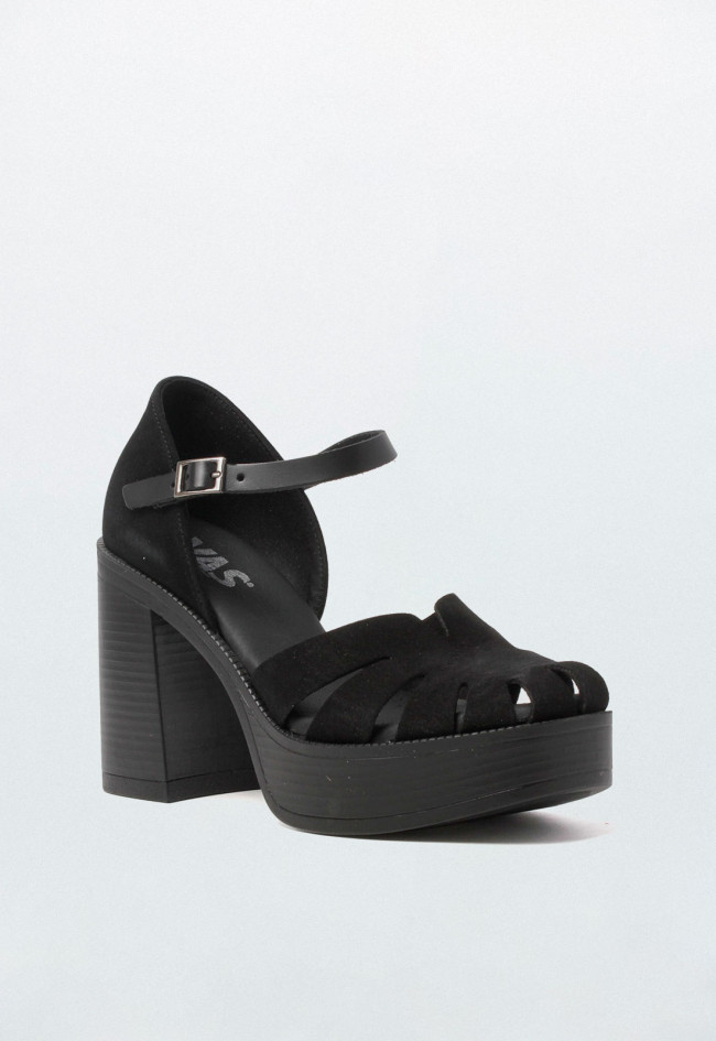 Sandalia de mujer negro Porronet 2387