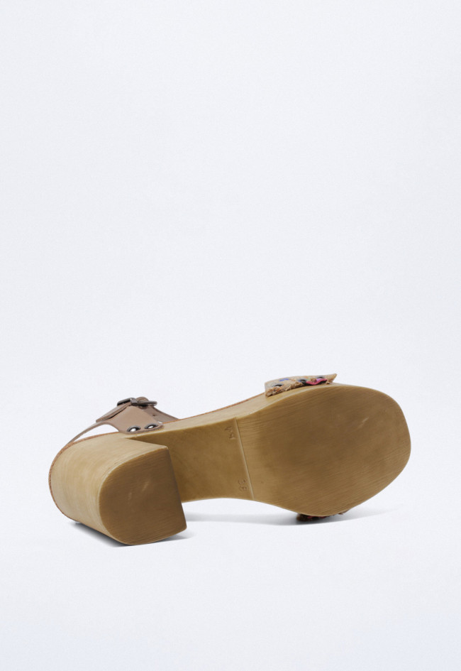 Sandalia adornos de mujer multicolor Porronet 2922