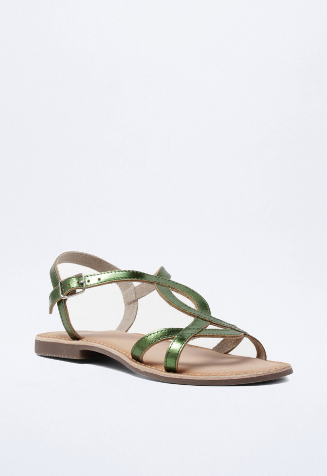 Sandalia de mujer verde VAS rsp-6623