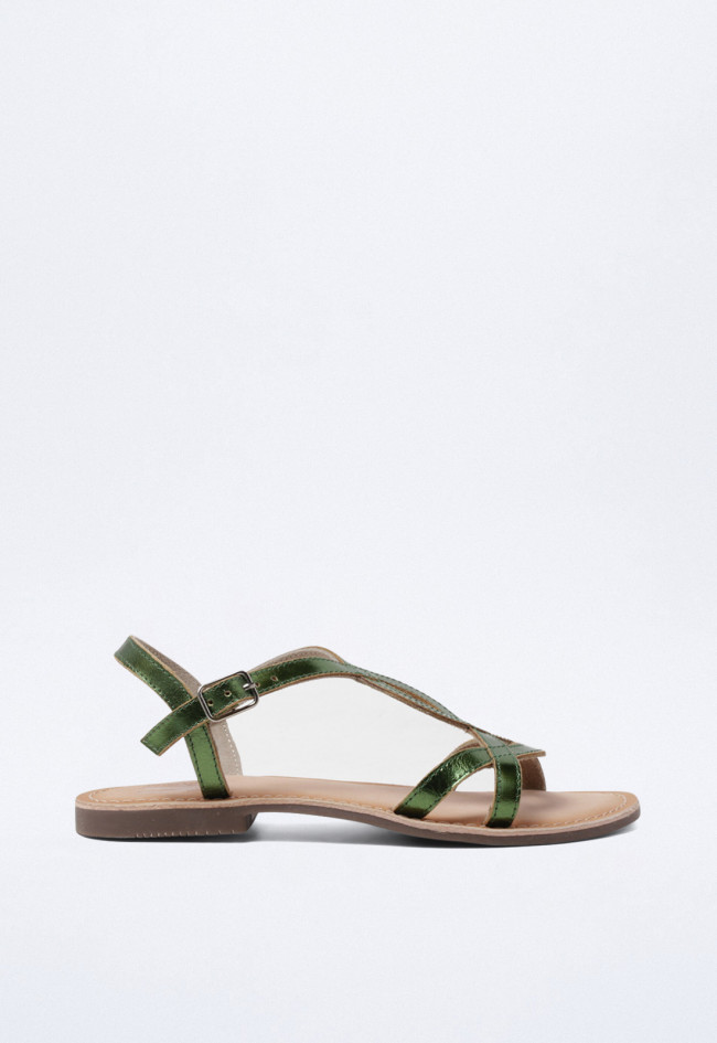 Sandalia de mujer verde VAS rsp-6623
