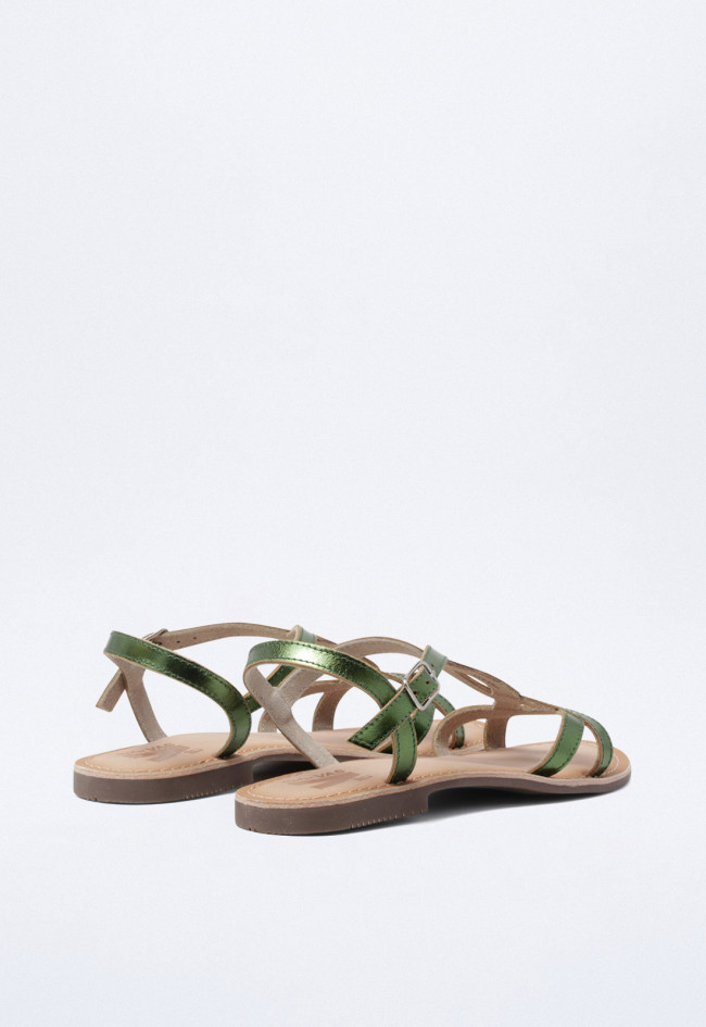 Sandalia de mujer verde VAS rsp-6623