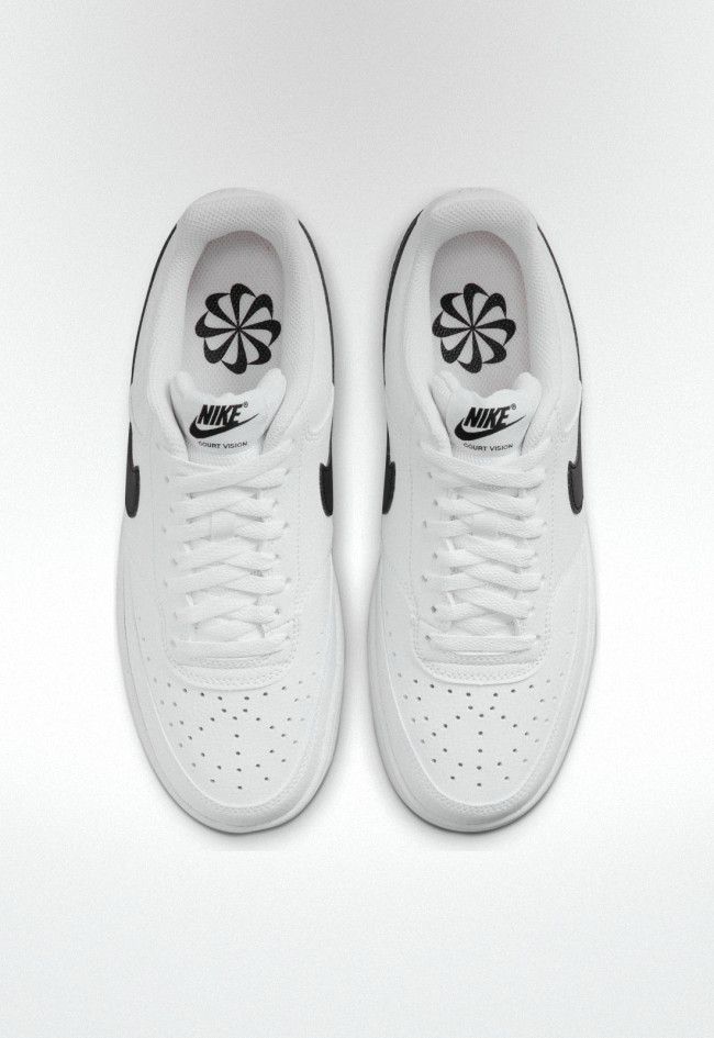 Deportivo de mujer negro Nike wmns court vision low next nature