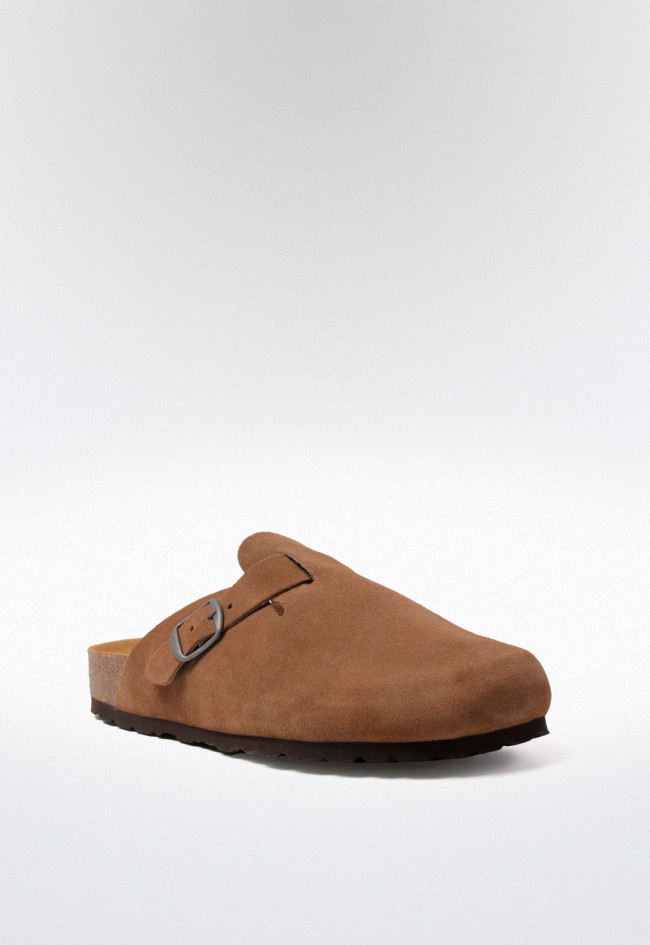 Zueco de mujer tostado VAS zueco sj