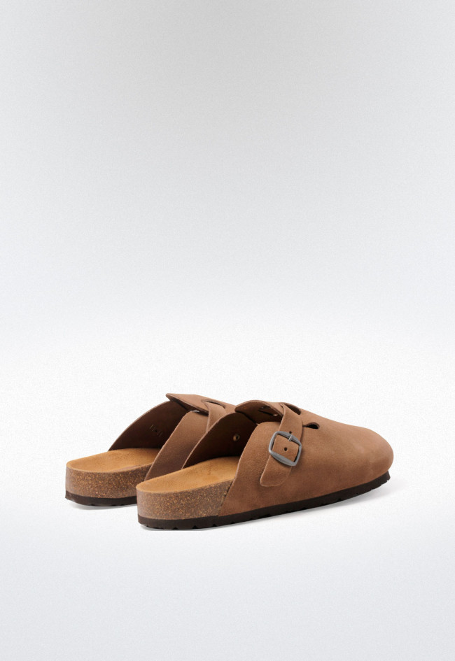 Zueco de mujer tostado VAS zueco sj