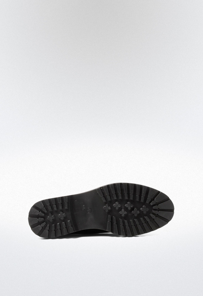 Zapato mocasín de mujer negro VAS 5063