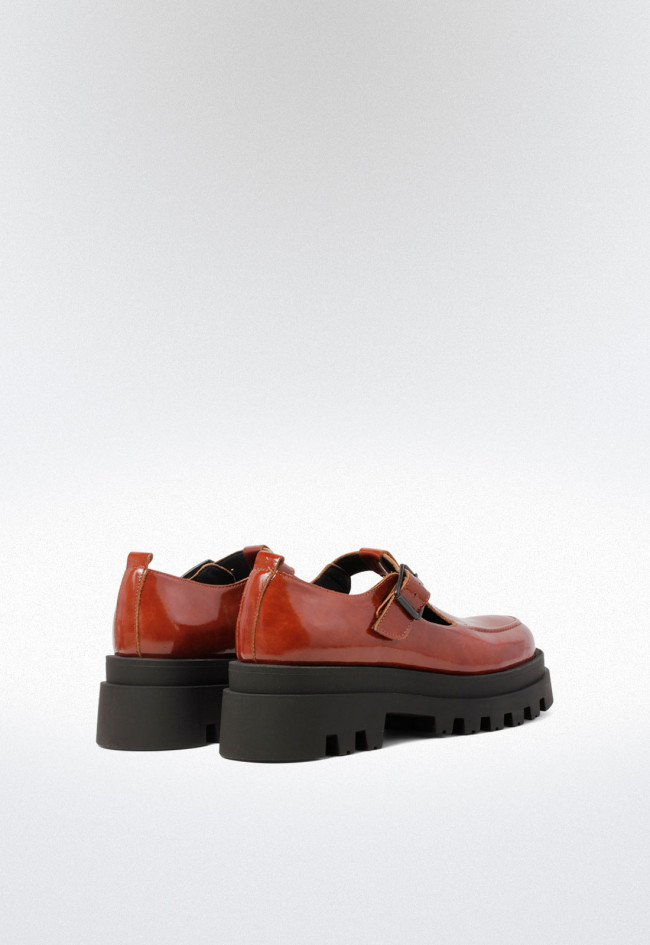 Zapato con hebilla de mujer cuero VAS 8086