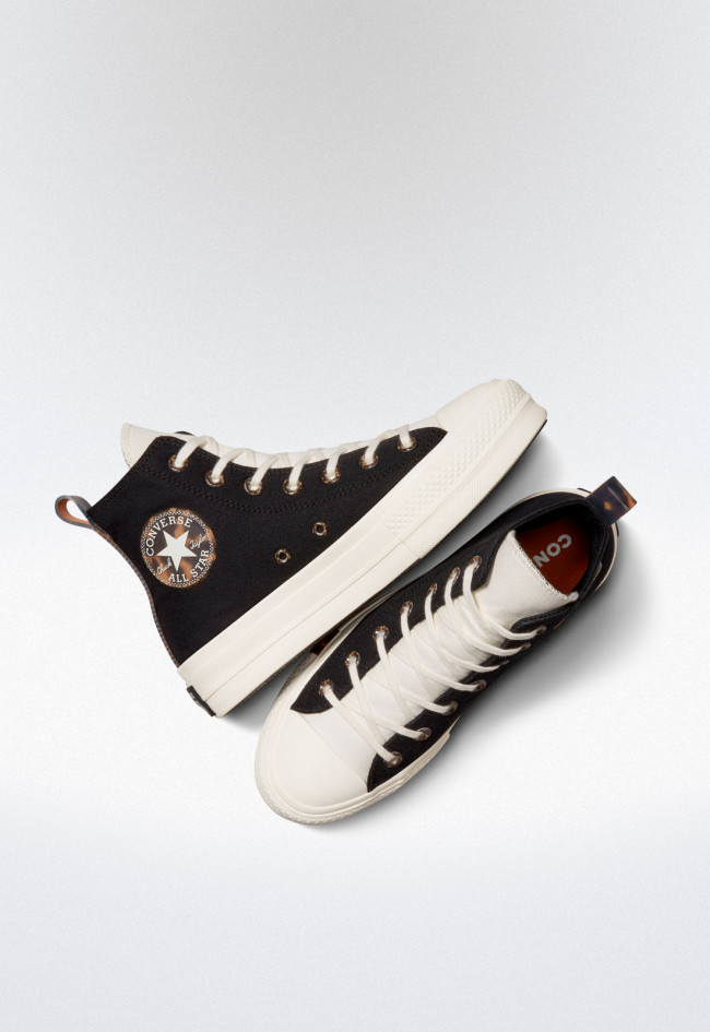Deportivo de mujer negro Converse chuck taylor all star lift platform tortoise