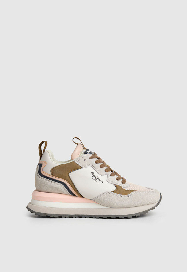 Deportivo de mujer beige Pepe Jeans pls31510