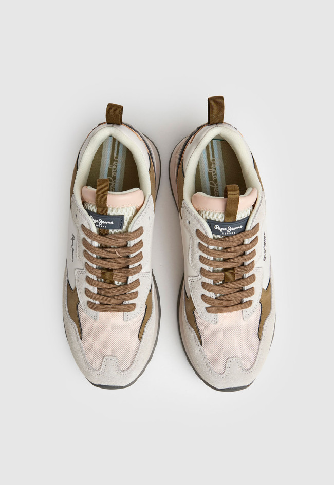 Deportivo de mujer beige Pepe Jeans pls31510