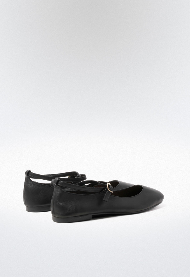 Zapato bailarina de mujer negro Top 3 23669