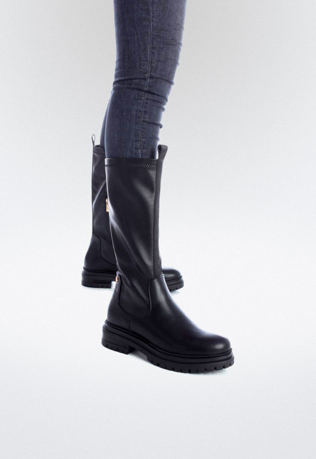Bota biker de mujer negro Xti 14185401