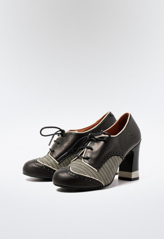 Zapato mary jane de mujer negro Nemonic 2351