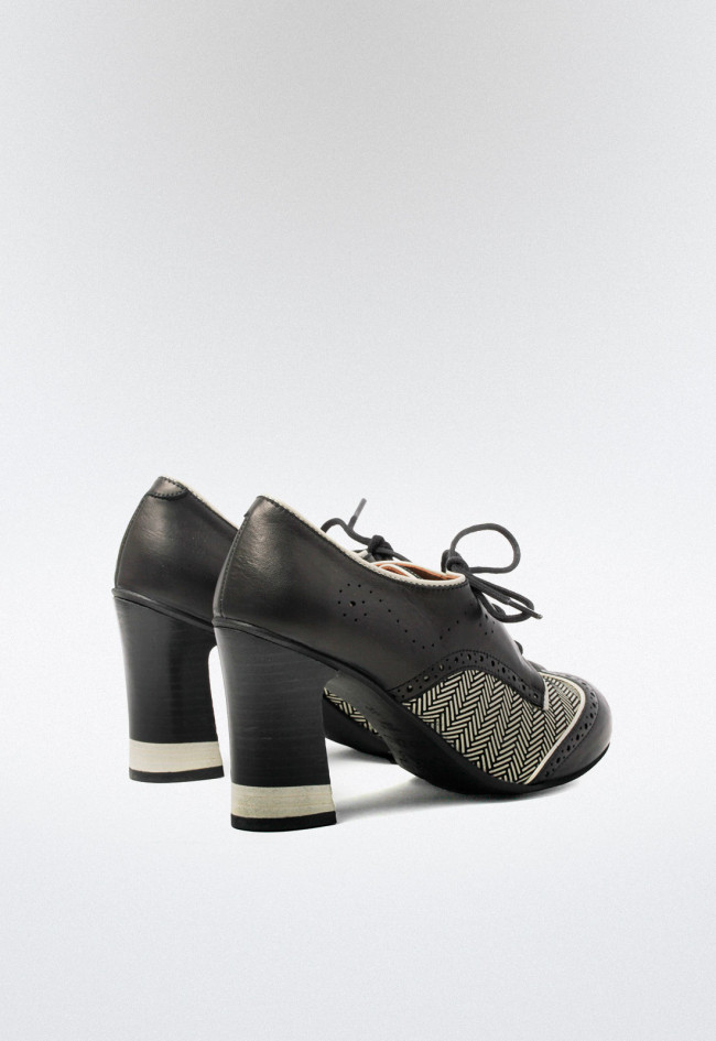 Zapato mary jane de mujer negro Nemonic 2351