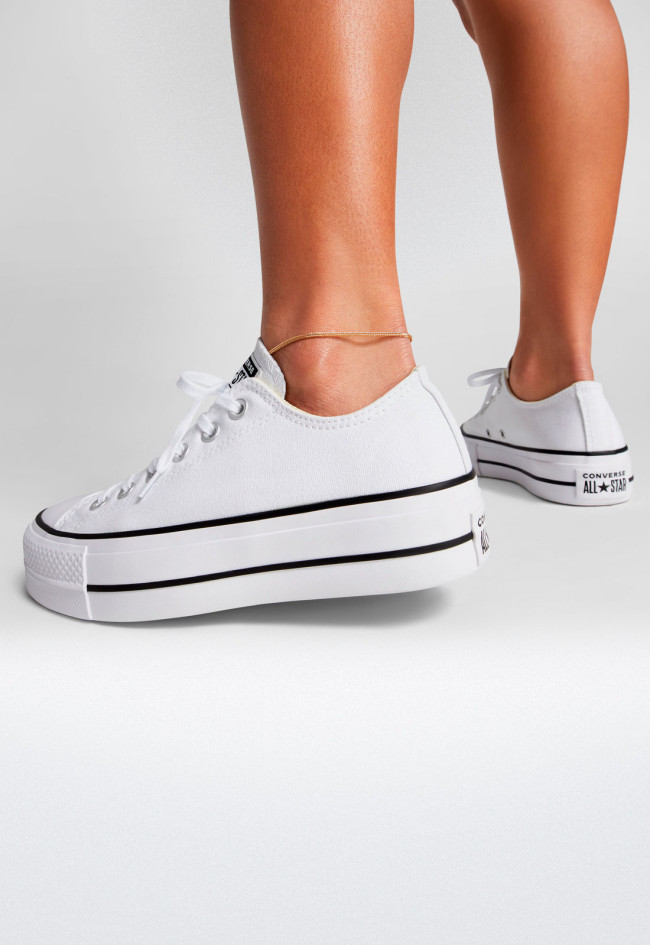 Deportivo de mujer blanco Converse chuck taylor all star platform