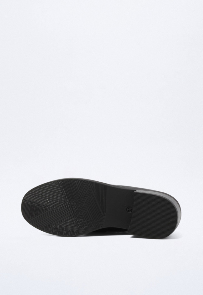 Mocasín tachas de mujer negro Identity 306-2850