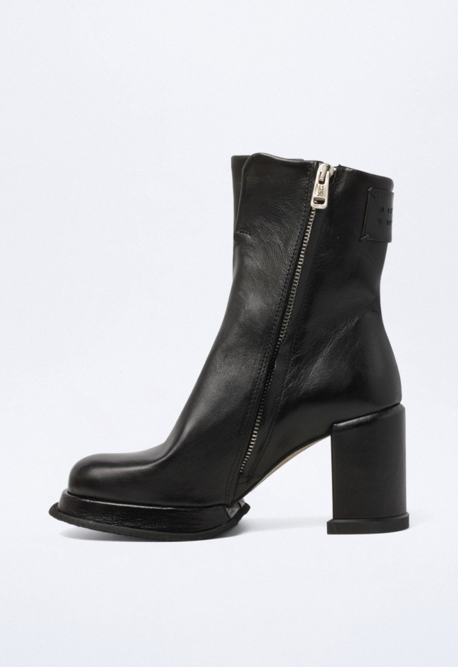 Botín tacón ancho de mujer negro A.S. 98 b54202