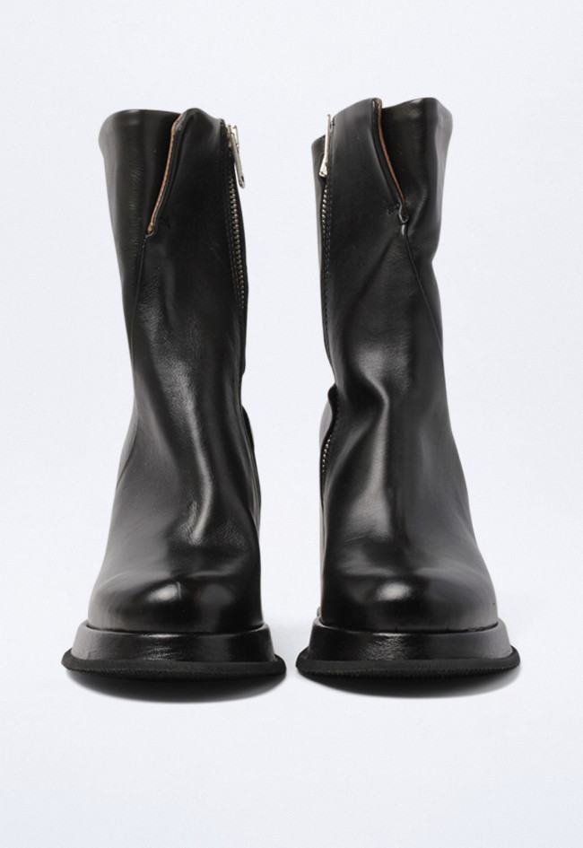 Botín tacón ancho de mujer negro A.S. 98 b54202