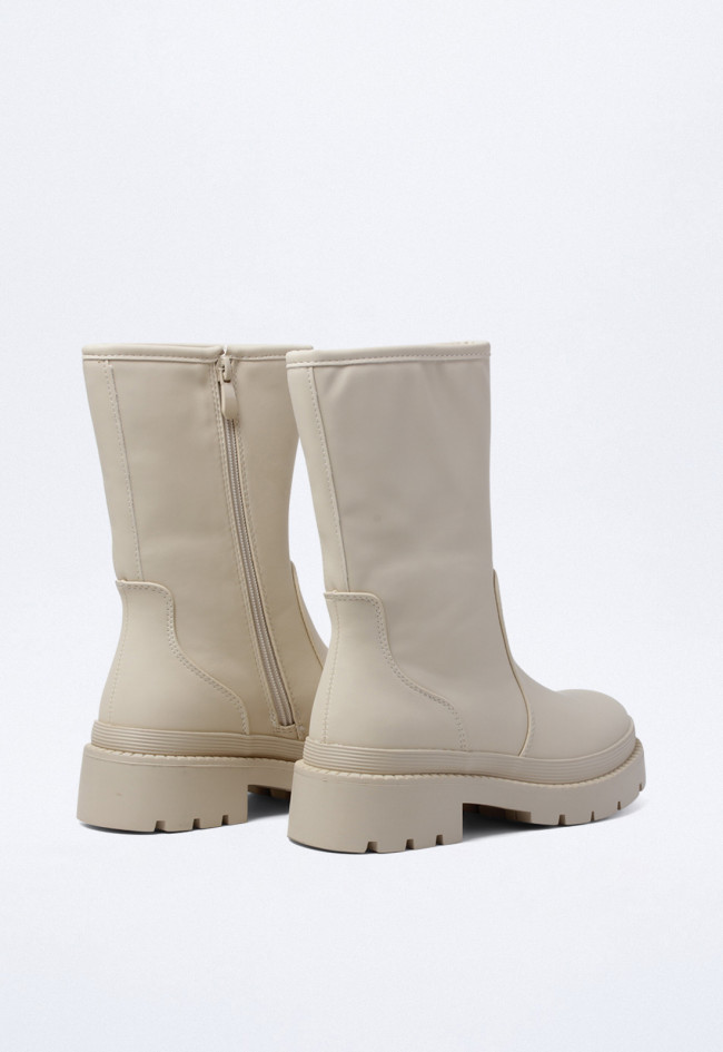 Botín de agua de mujer beige Identity 317-2585