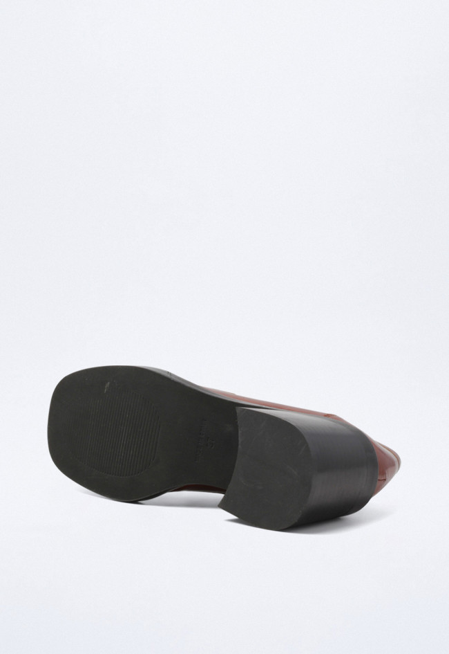 Zapato estilo mocasín de mujer cuero VAS 05924