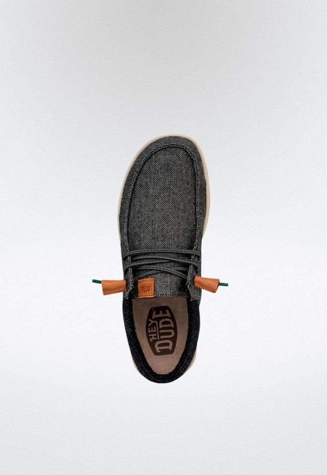 Zapato con cordones de hombre marrón Dude wally grip wool