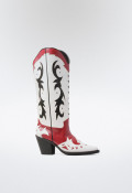 Bota cowboy de mujer multicolor Why Pink? m3793