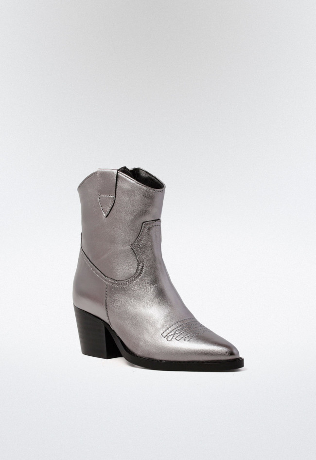 Botín cowboy de mujer plomo Glo 6540