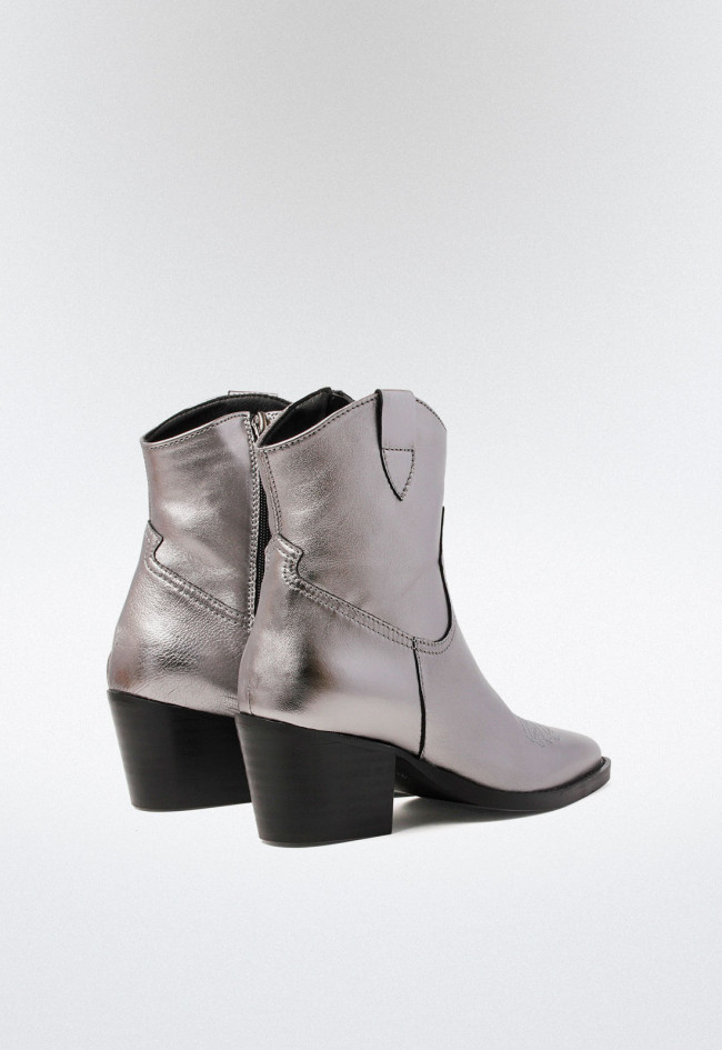 Botín cowboy de mujer plomo Glo 6540