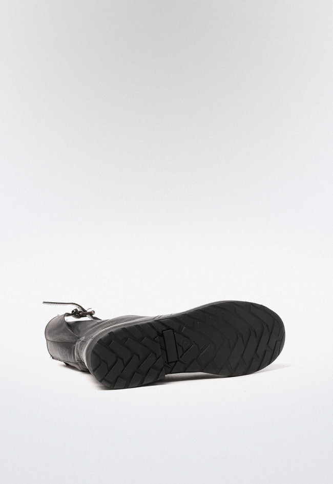 Botín con tachas de mujer negro VAS vr-790-88 low