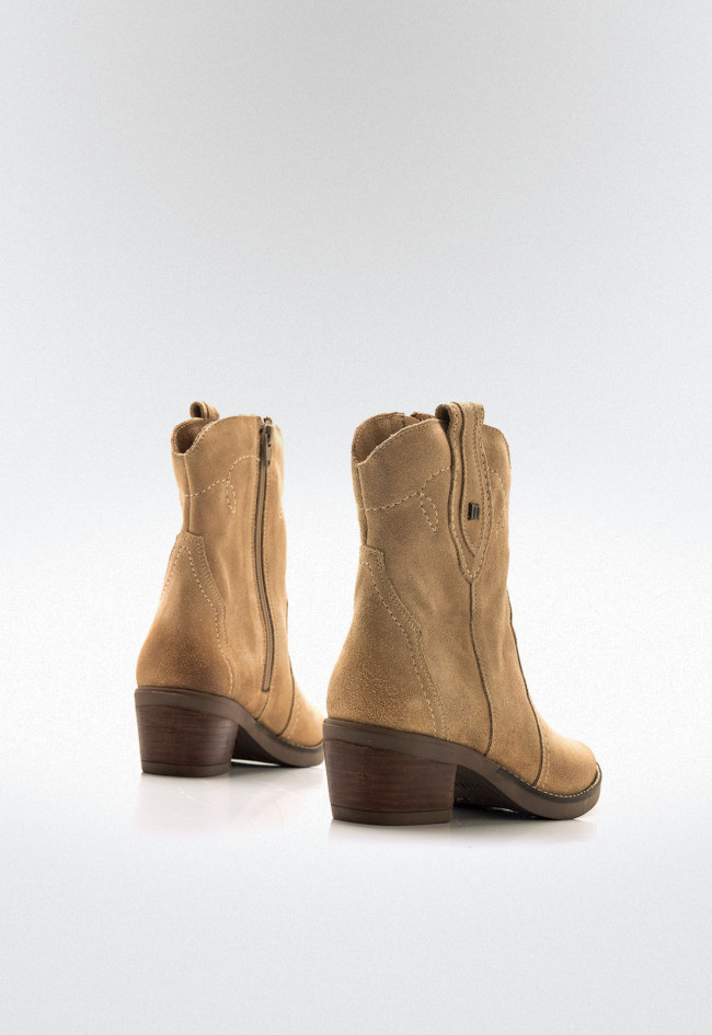 Botines cowboy Mujer MUSTANG TEO beige