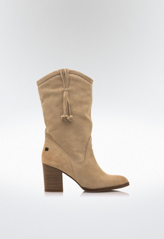 Botas camperas Mujer MUSTANG UMA beige