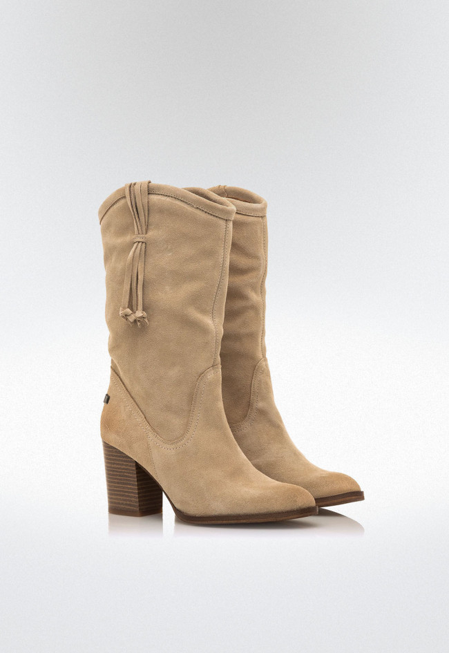 Botas camperas Mujer MUSTANG UMA beige