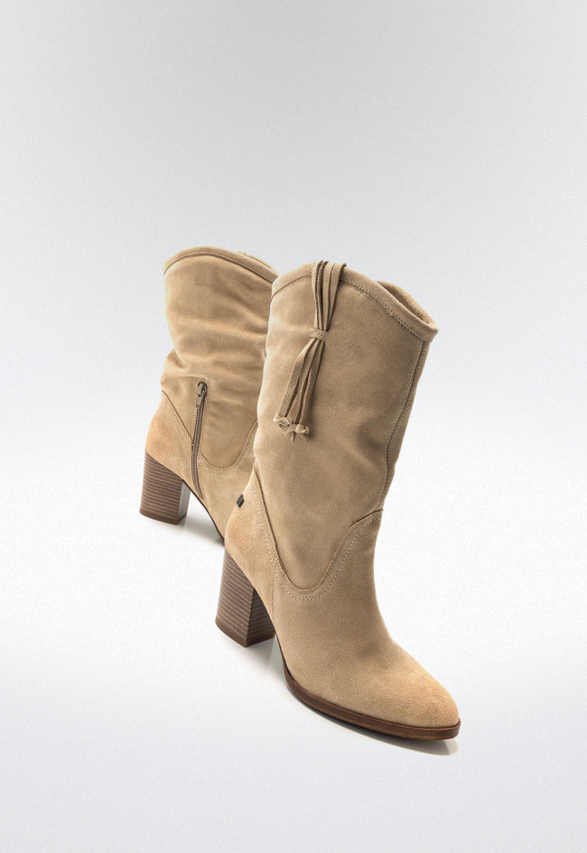 Botas camperas Mujer MUSTANG UMA beige