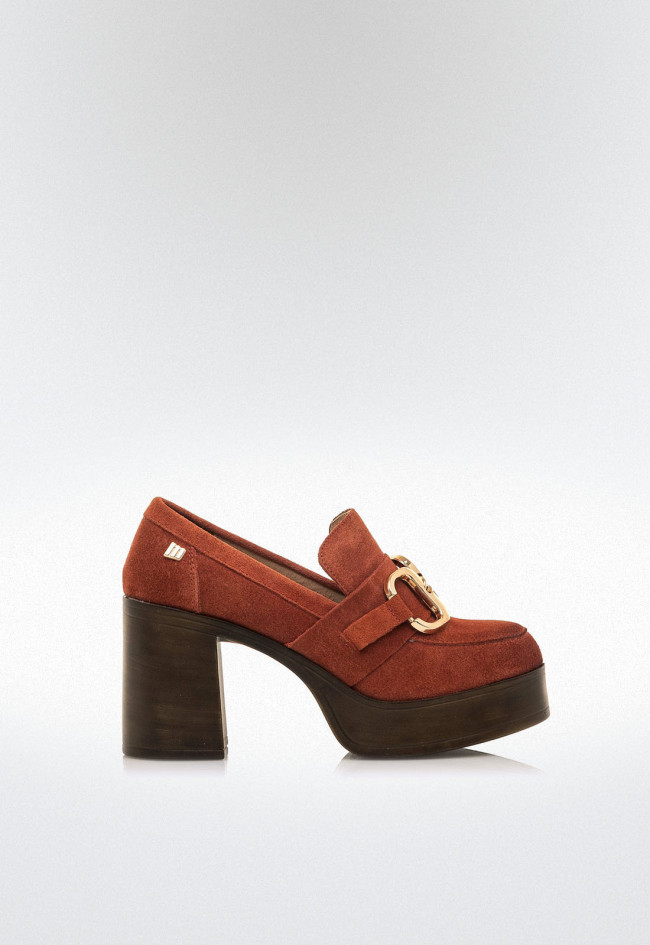 Zapatos tacón ancho Mujer MUSTANG SIXTIES rojo