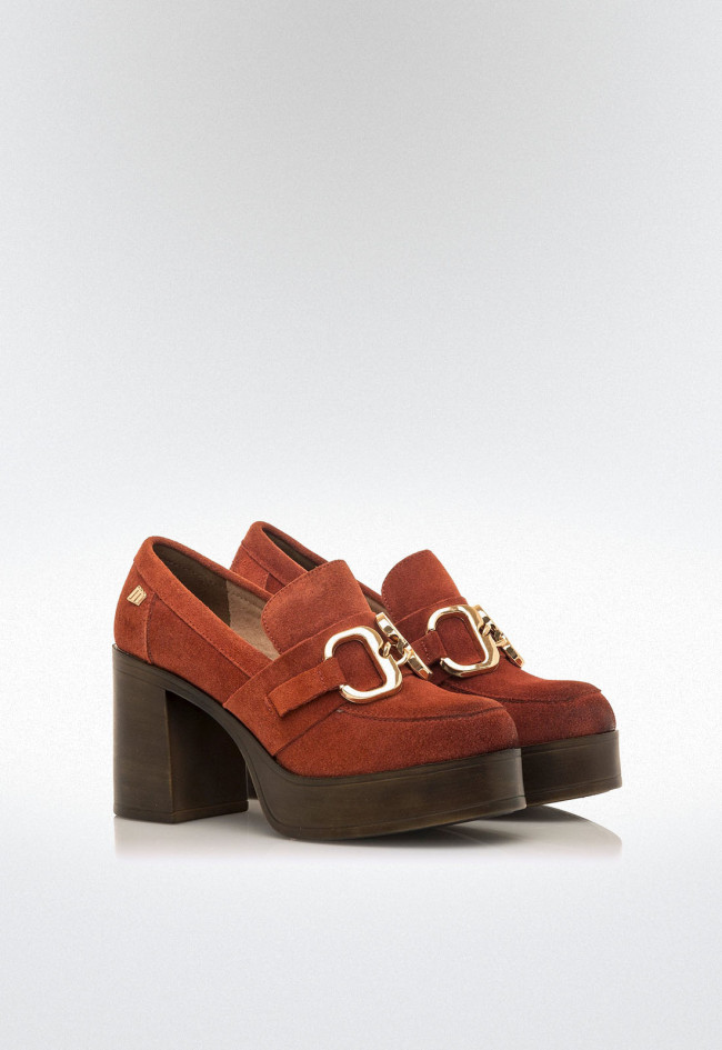 Zapatos tacón ancho Mujer MUSTANG SIXTIES rojo