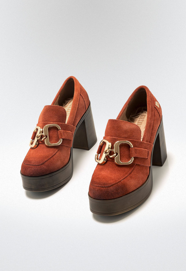 Zapatos tacón ancho Mujer MUSTANG SIXTIES rojo