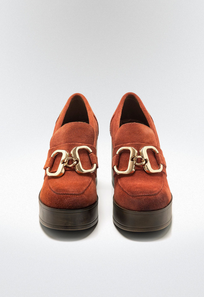 Zapatos tacón ancho Mujer MUSTANG SIXTIES rojo