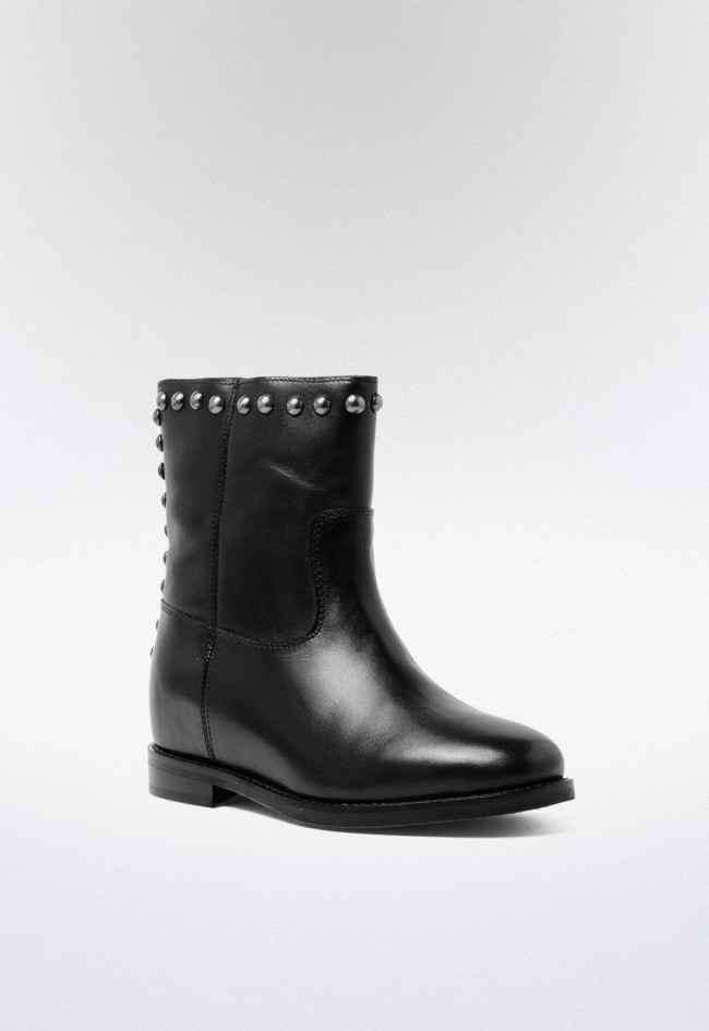 Botín con tachas de mujer negro VAS vr-950-4