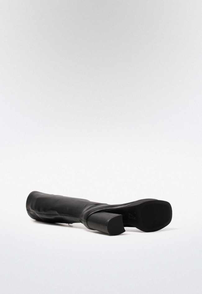 Bota plataforma de mujer negro Identity 58-2902